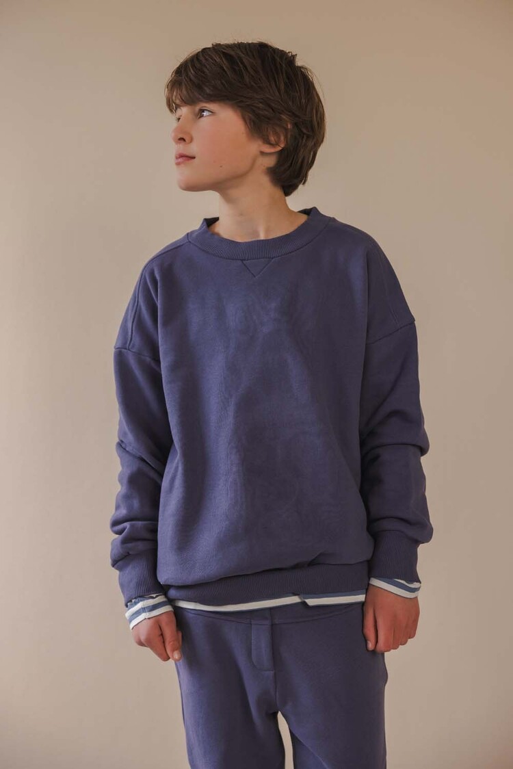 Phil & Phae Tapered sweat pants - dusk blue