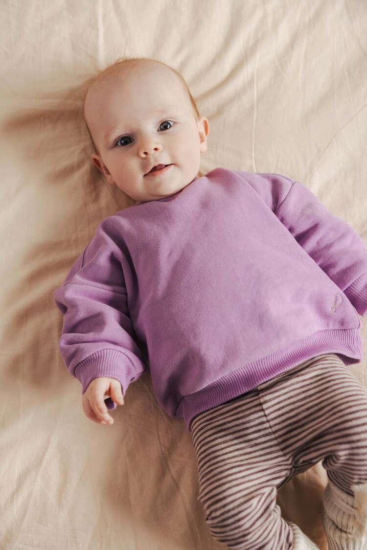 Phil & Phae Chunky baby sweater - bright lilac