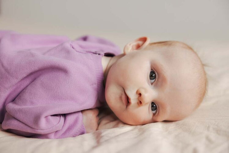 Phil & Phae Chunky baby sweater - bright lilac