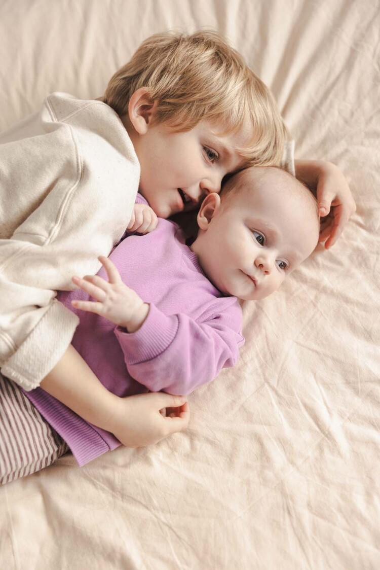 Phil & Phae Chunky baby sweater - bright lilac