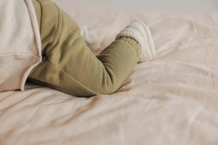 Phil & Phae Baby sweater linen blend - natural