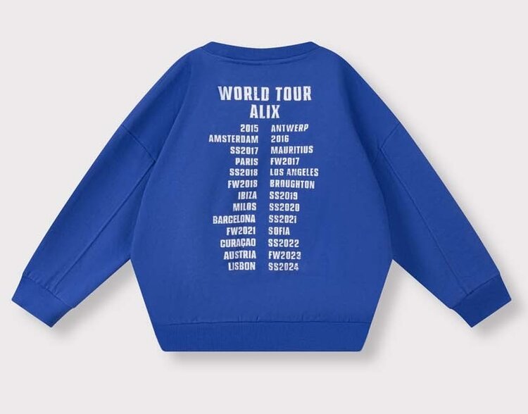 ALIX World tour sweater - Intense blue