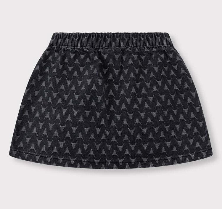 ALIX Bull denim skirt - Dark grey