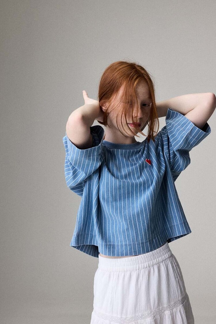 Bellerose Tshirt Athan - Blue Bonnet