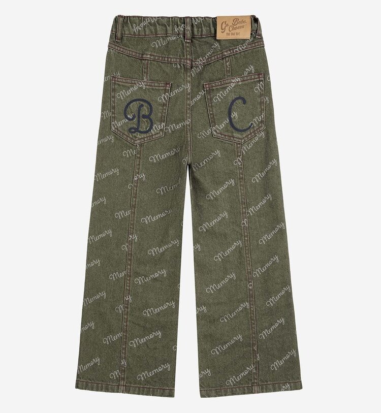 Bobo Choses Memory all-over denim pants