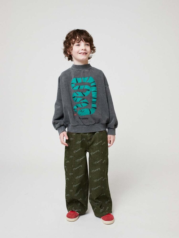 Bobo Choses Memory all-over denim pants