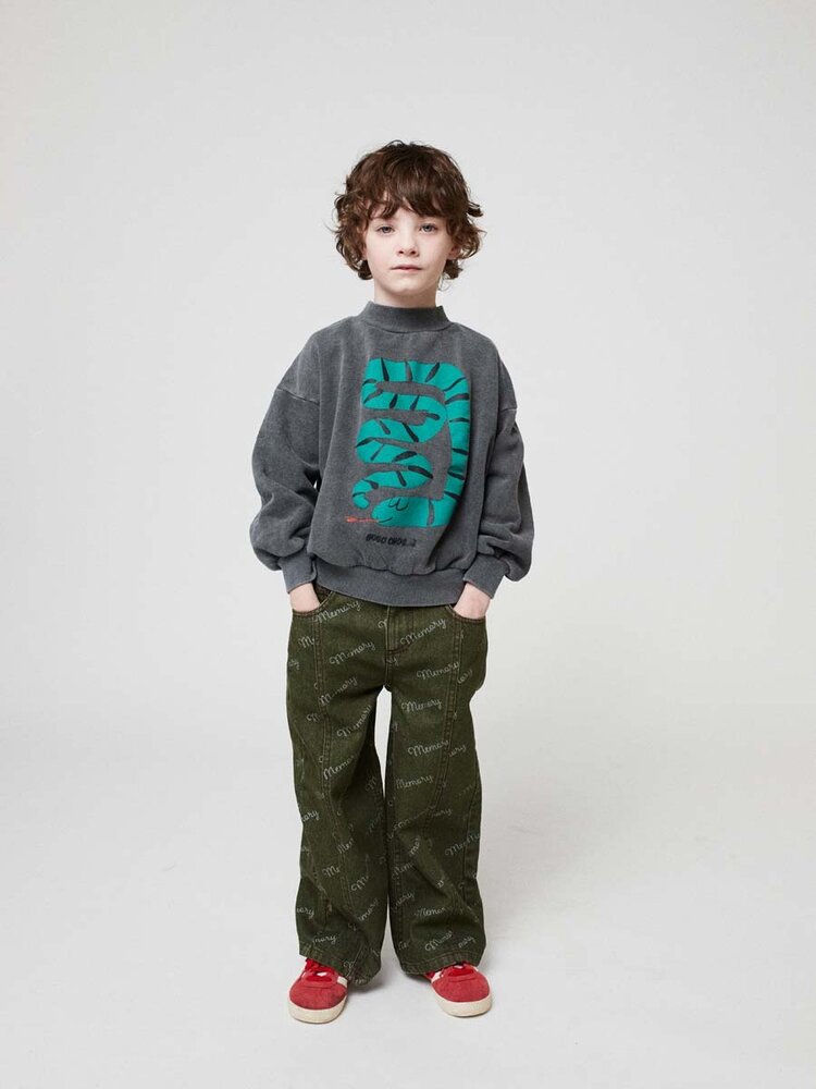 Bobo Choses Memory all-over denim pants