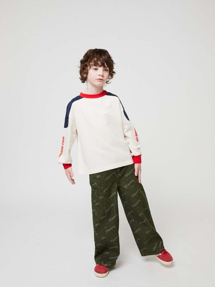 Bobo Choses Memory all-over denim pants