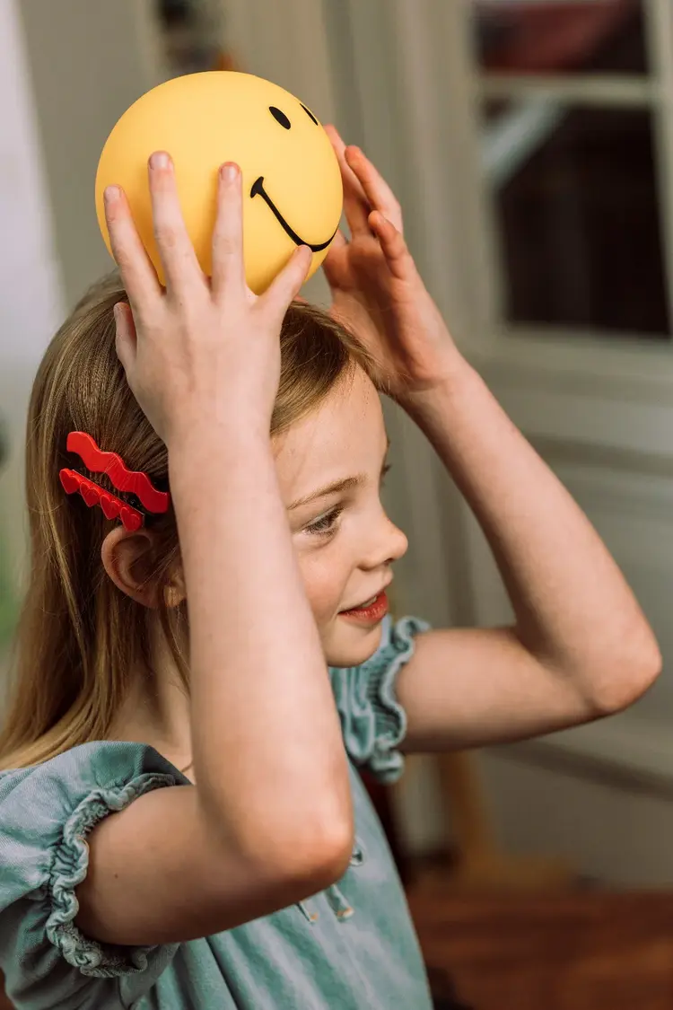 Imruby - haar accessoires SUKI heart clip - Red