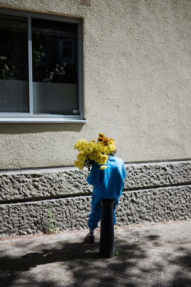 REPOSE AMS Crewneck Sweater - Azure wave