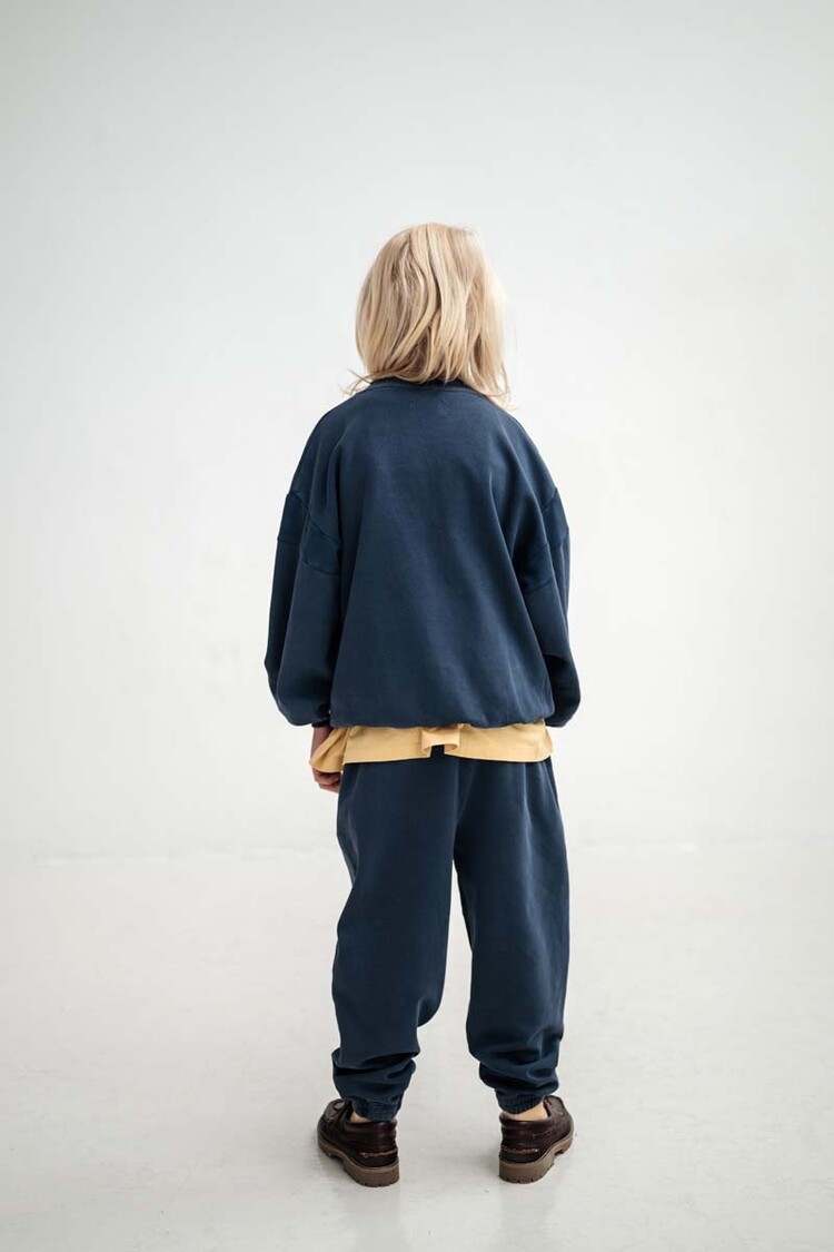 REPOSE AMS Crewneck Sweater - Midnight Teal