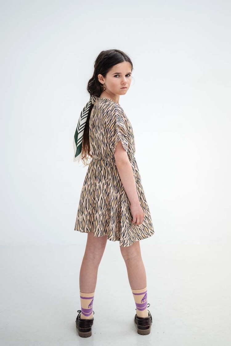 REPOSE AMS Easy Dress - Tiger Flame