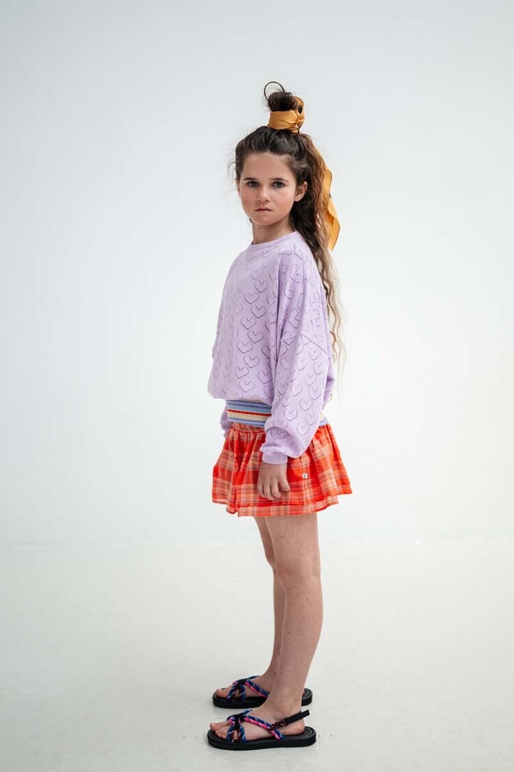 REPOSE AMS knit Slouchy Sweater - Soft Glacier Bloom