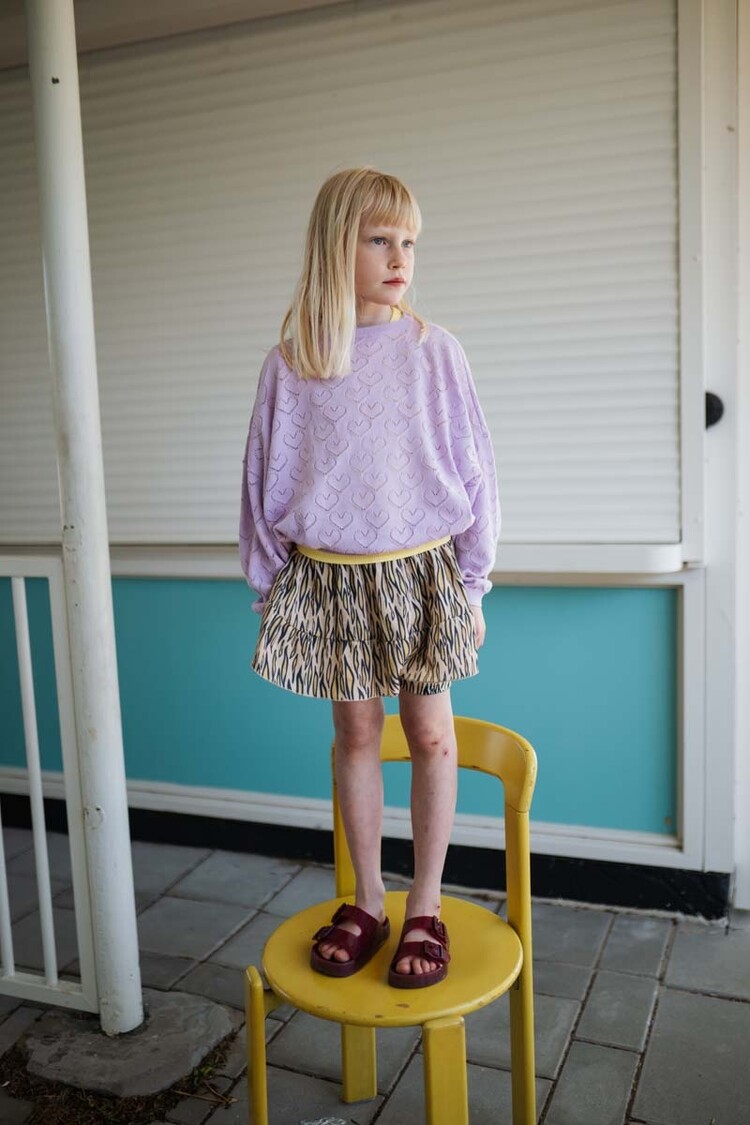 REPOSE AMS Skirt Short - Tiger Flame