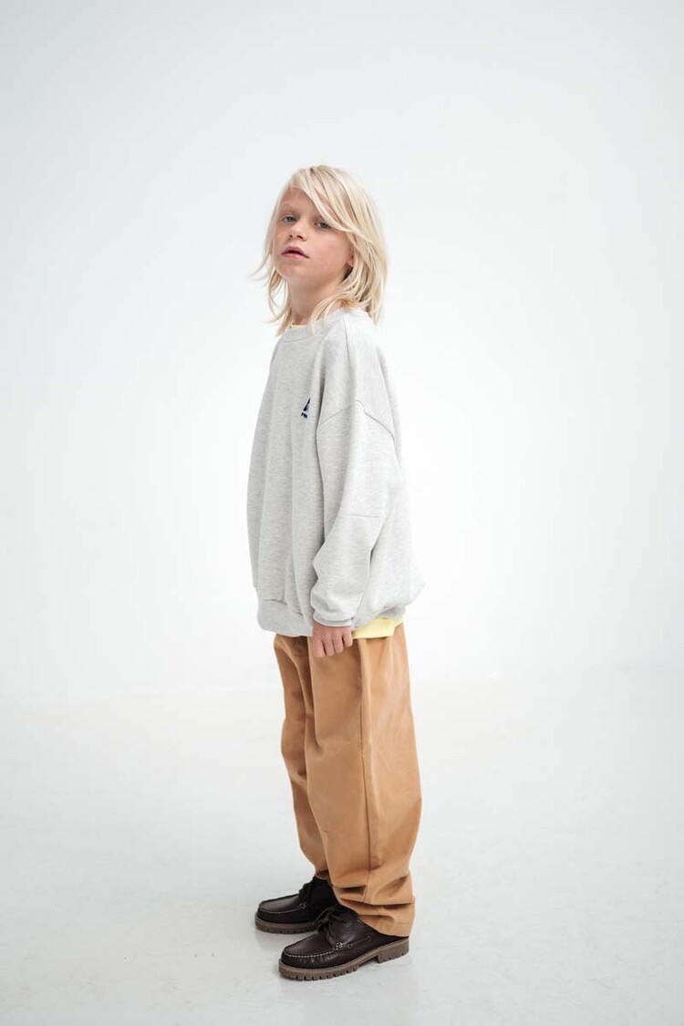 REPOSE AMS Cozydrop Sweater - Light Mixed Cream