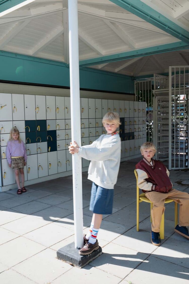 REPOSE AMS Cozydrop Sweater - Light Mixed Cream