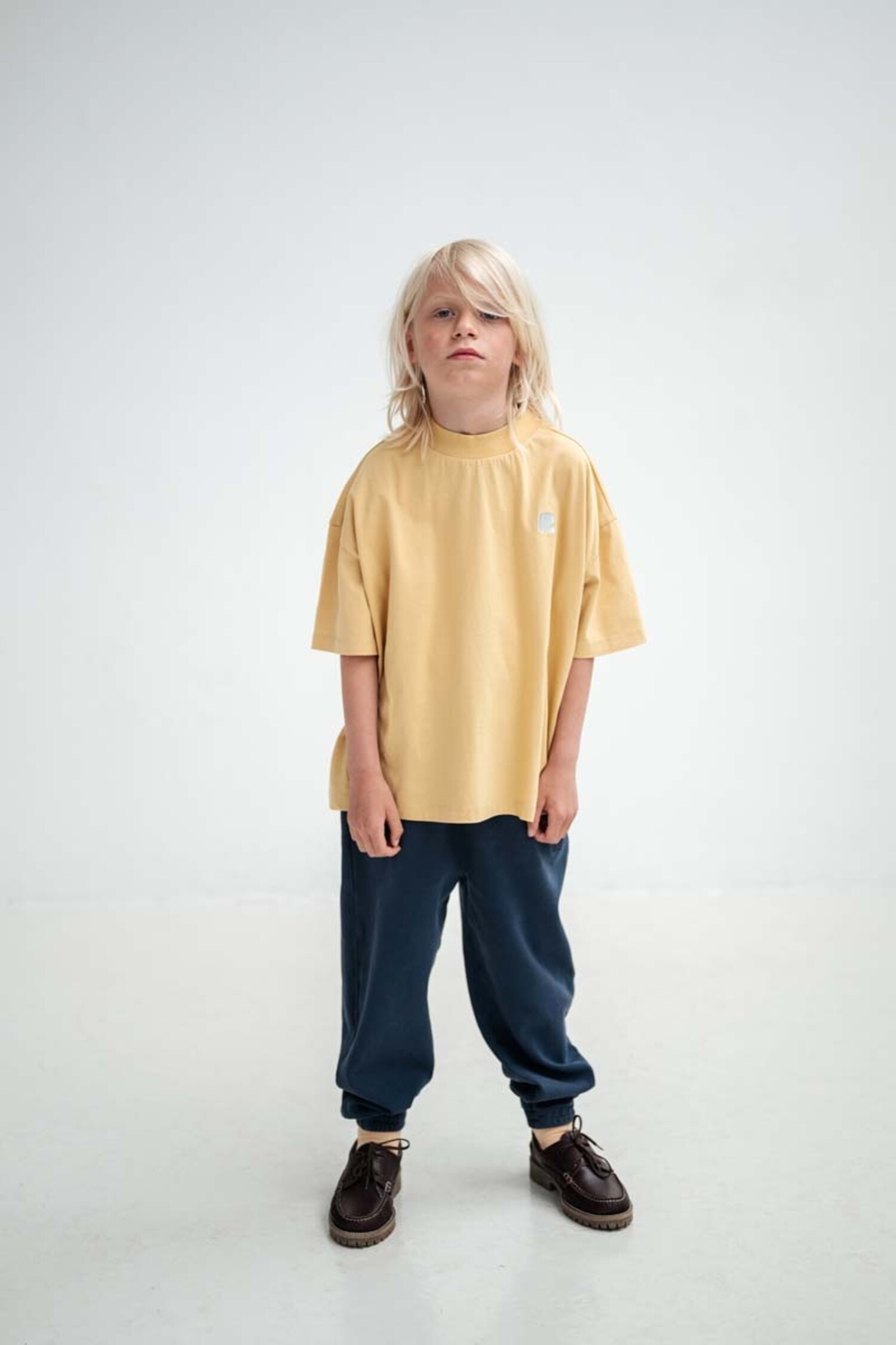 REPOSE AMS Boxy Tee - Golden Oat - Adorablekidzz