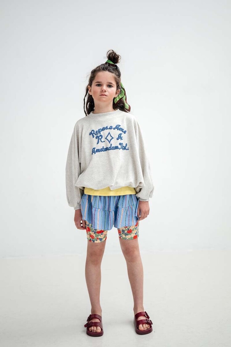 REPOSE AMS Iris Sweater - Light Mixed Cream