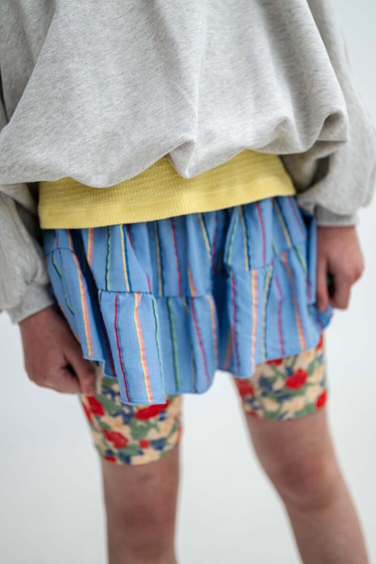 REPOSE AMS Biker Short - Wild Flower