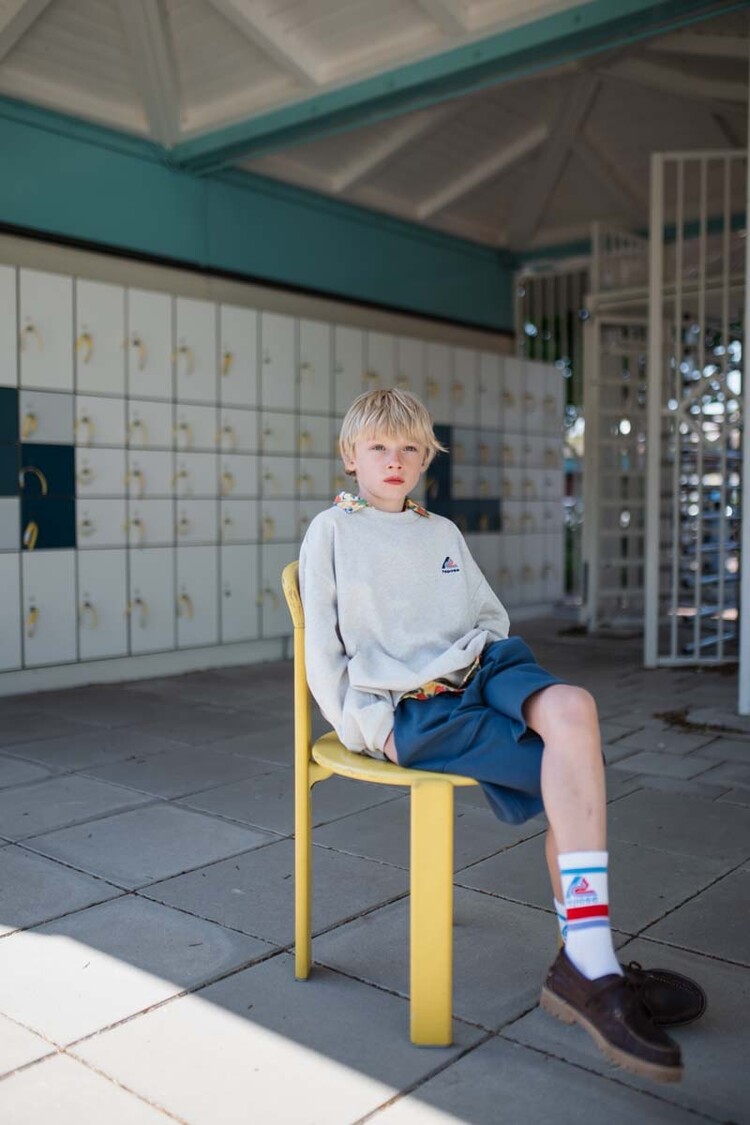 REPOSE AMS Sporty Socks - White Logo