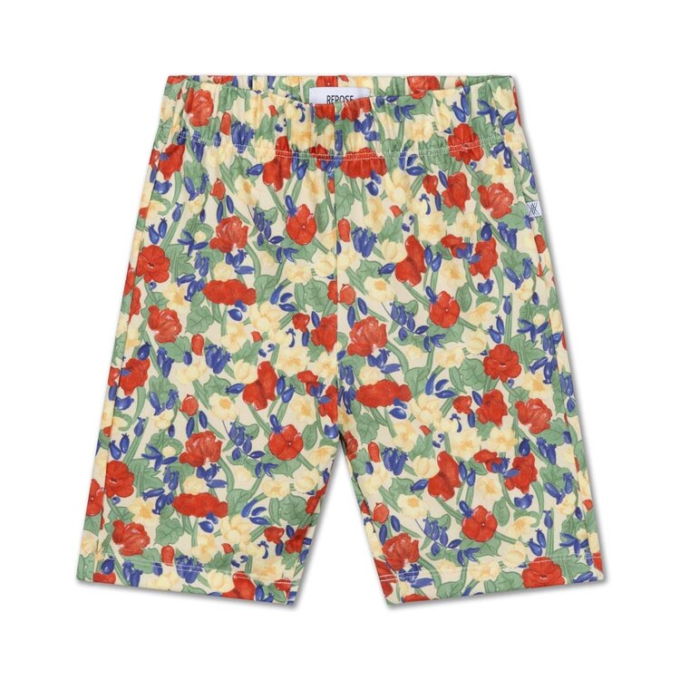 REPOSE AMS Biker Short - Wild Flower