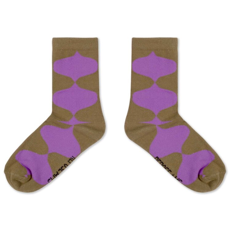 REPOSE AMS Socks - Soft Harlequin Khaki