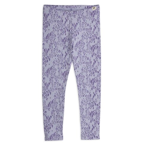 Mini Rodini Mini Leopard aop Leggings - Purple