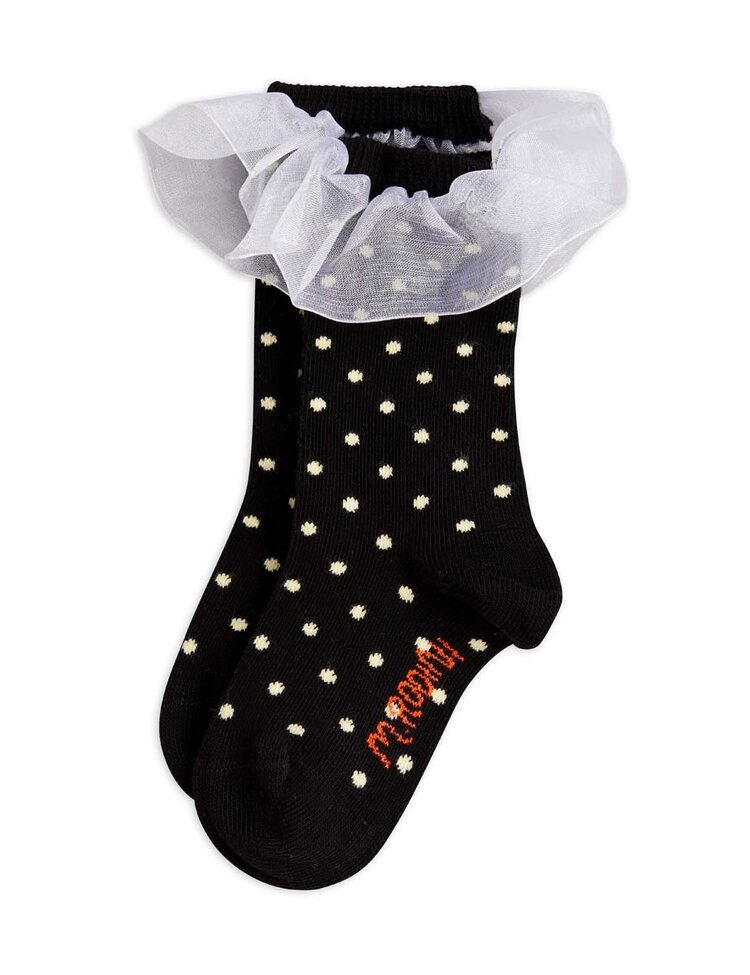 Mini Rodini Polka dot frill 1-pck socks
