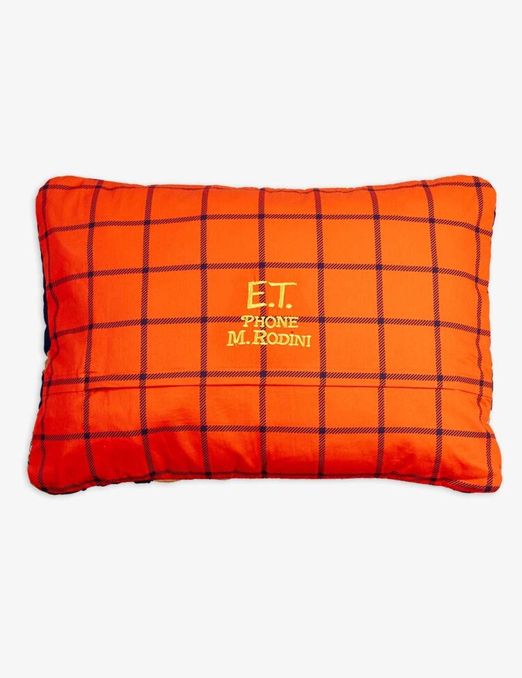 Mini Rodini ET aop padded quilted pillow case 50x70