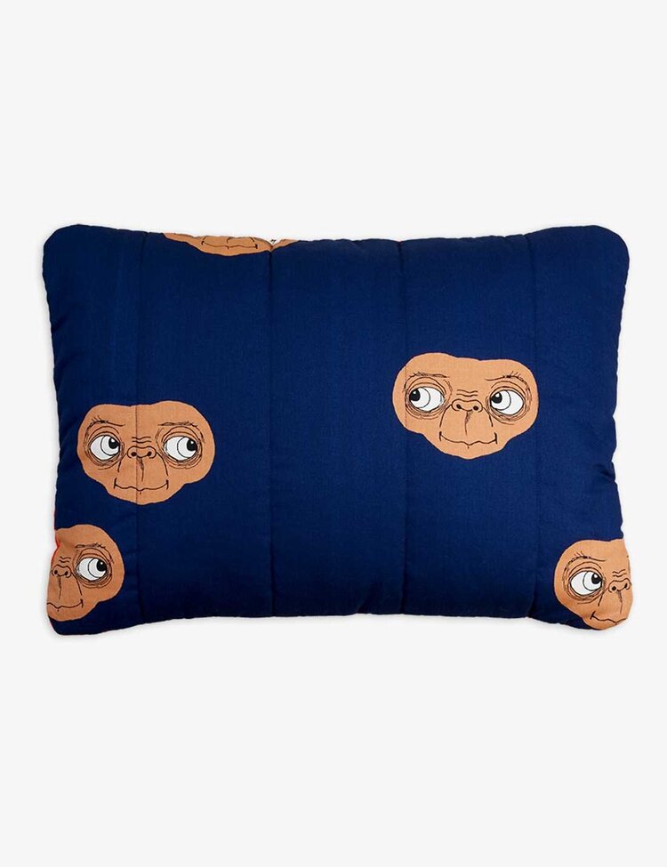 Mini Rodini ET aop padded quilted pillow case 50x70