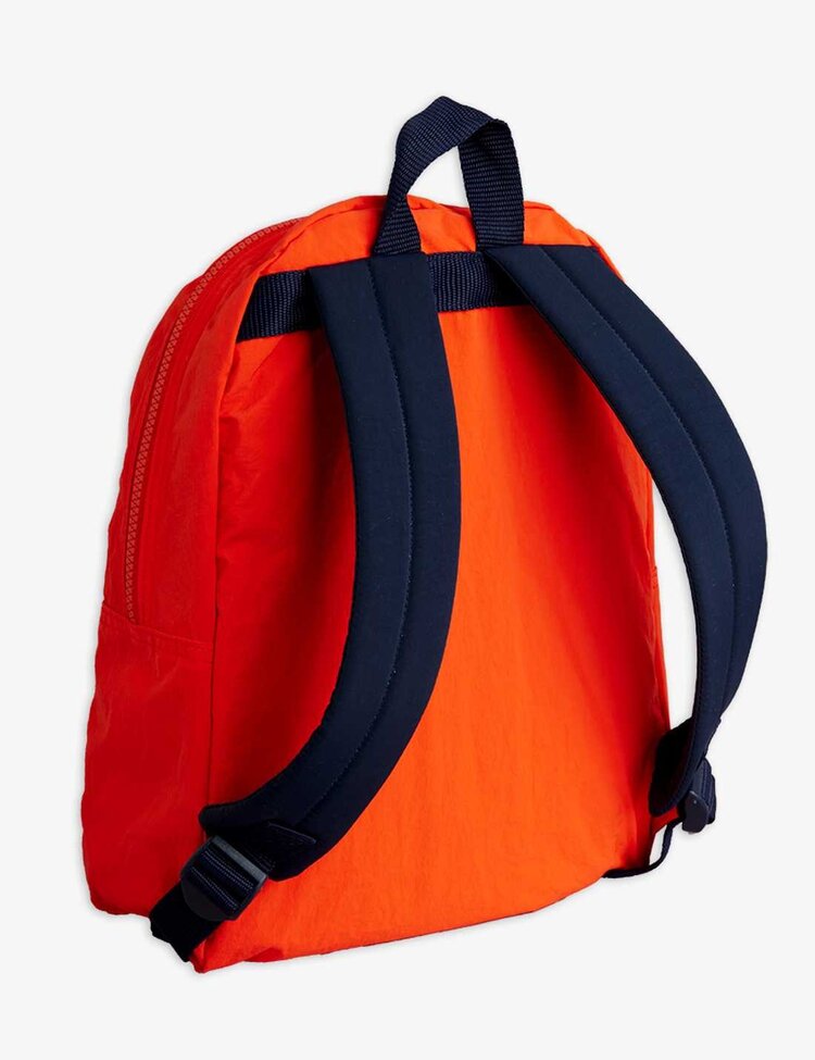 Mini Rodini ET emb lightweight backpack - red