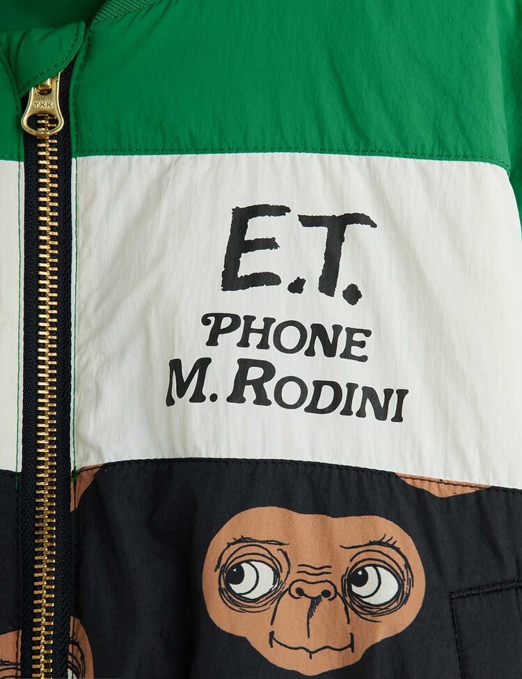 Mini Rodini E.T. baseball jacket - green
