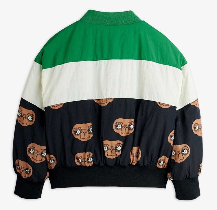 Mini Rodini E.T. baseball jacket - green