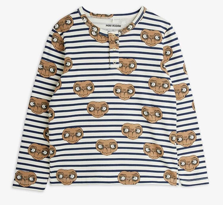 Mini Rodini ET stripe aop grandpa - multi