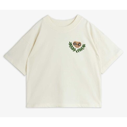 Mini Rodini E.T. emb ss tee - off-white