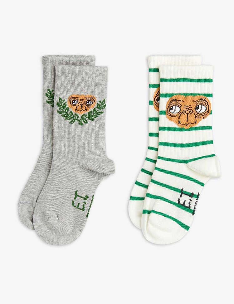 Mini Rodini ET 2-pack socks - multi