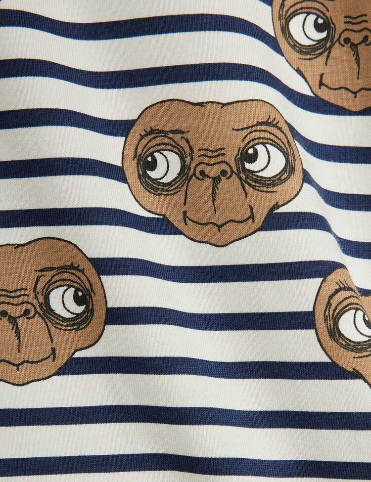 Mini Rodini E.T. stripe aop ss tee - multi