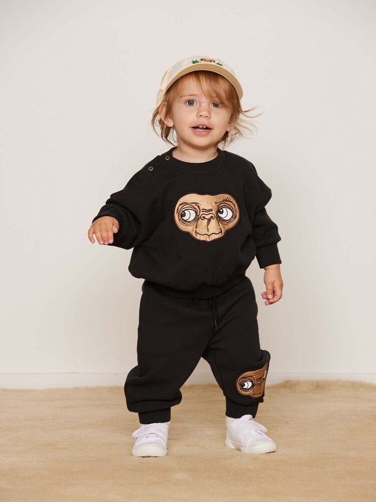 Mini Rodini ET application sweatshirt - black