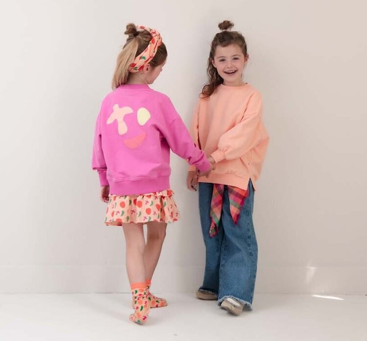 Jenest Happy Bird Sweater - Fuchsia Pink