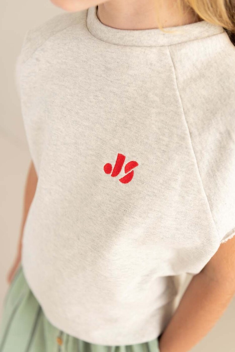 Jenest Joey Sleeveless Sweater - Grey Melange