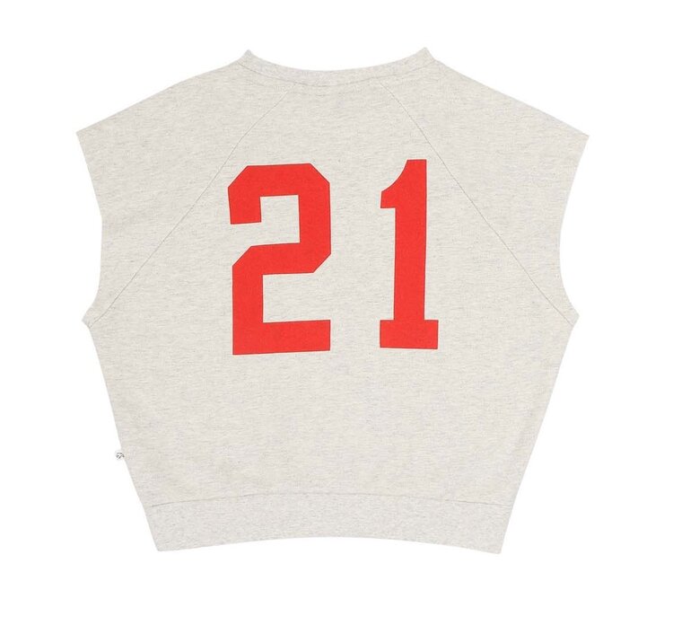 Jenest Joey Sleeveless Sweater - Grey Melange