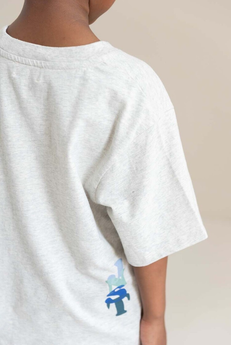 Jenest Mase T-shirt - Grey Melange