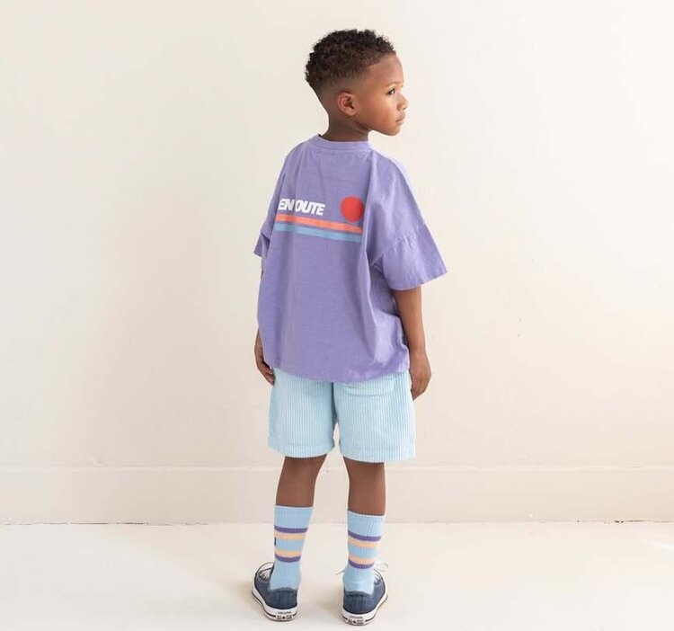 Jenest Ben Oversized T-shirt - Lavender Purple