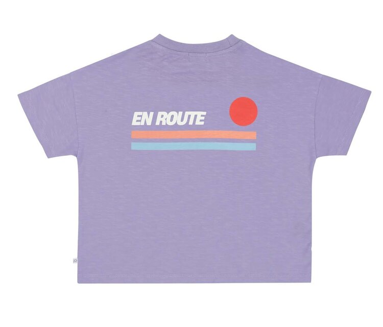 Jenest Ben Oversized T-shirt - Lavender Purple