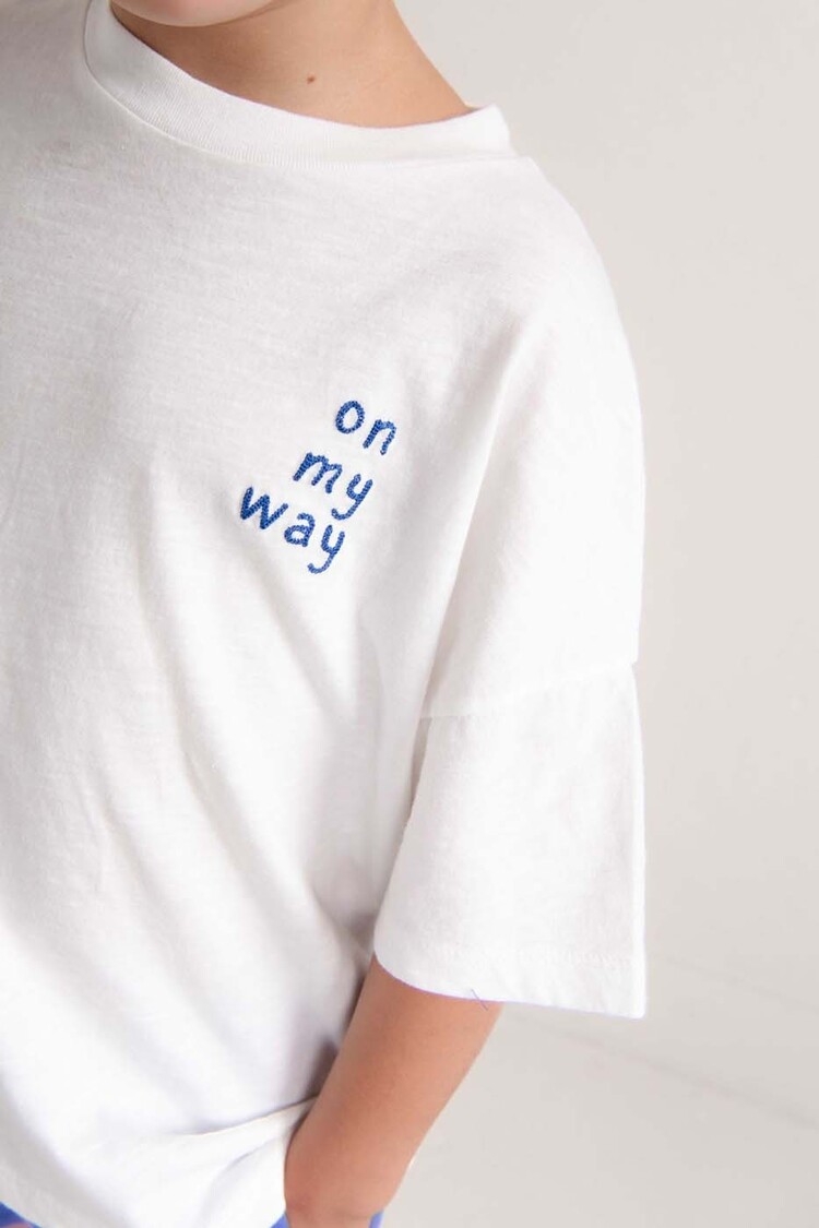 Jenest Ben Oversized T-shirt - Off White