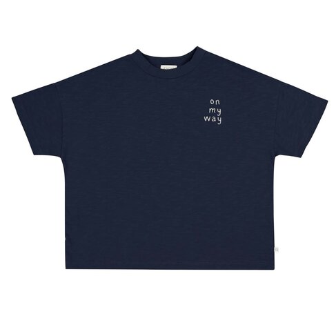 Jenest Ben Oversized T-shirt - Navy Blue