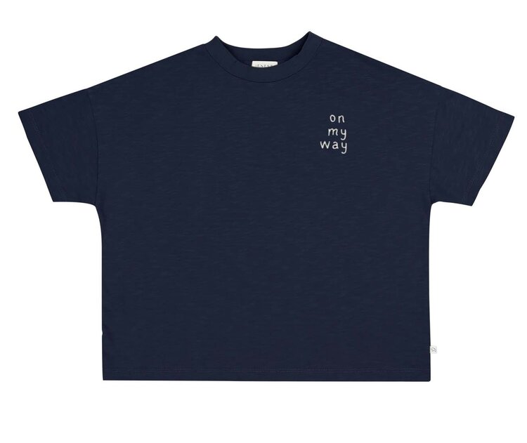Jenest Ben Oversized T-shirt - Navy Blue