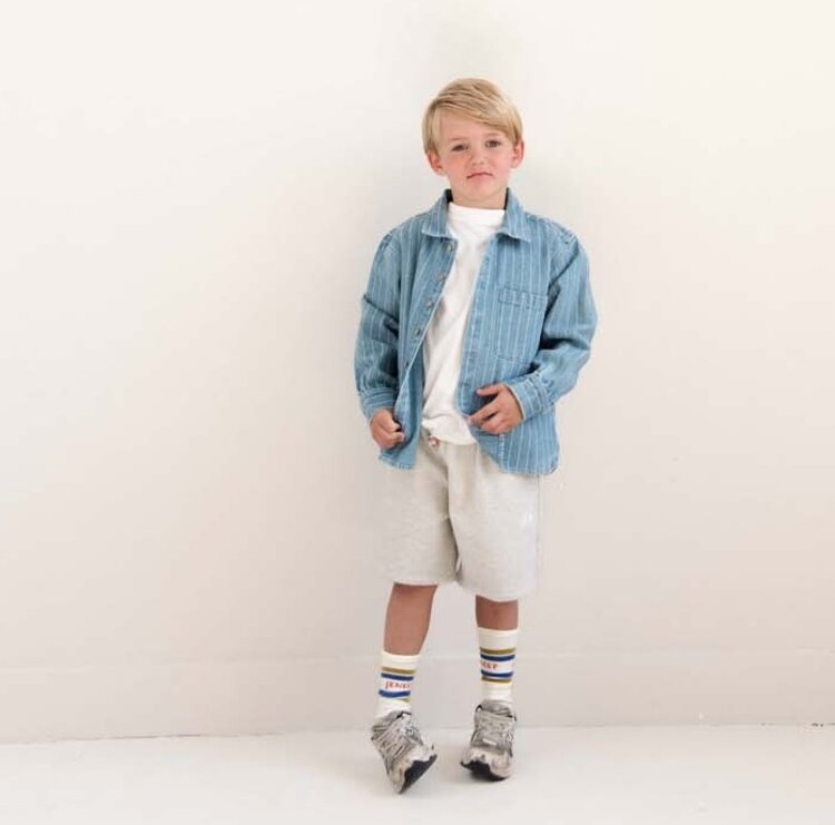 Jenest Xavi Shorts - Grey Melange