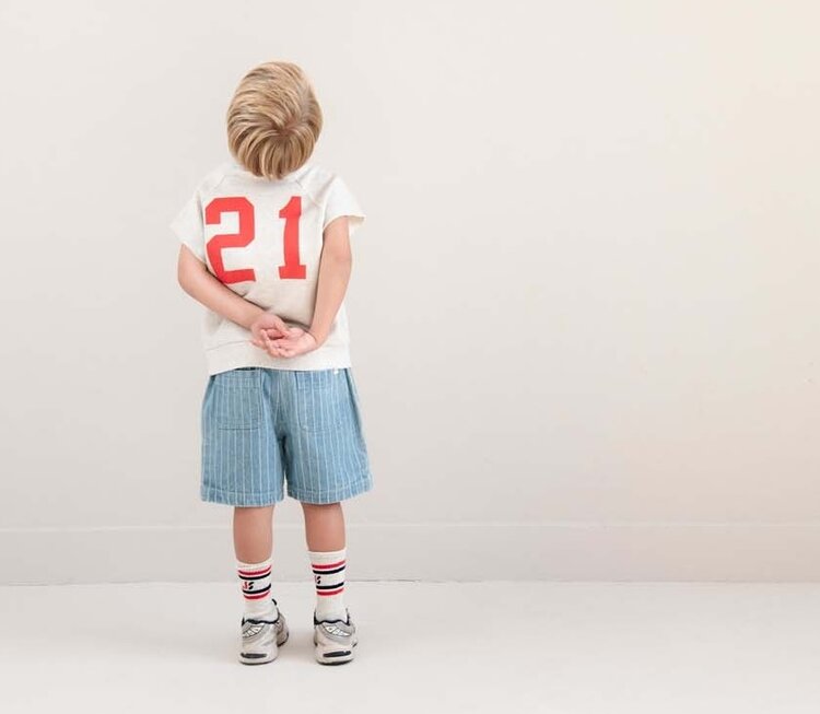 Jenest Knox Stripe Shorts - Indigo Stripe