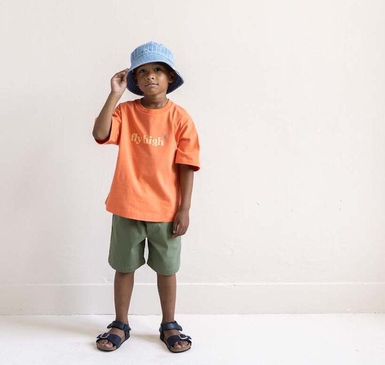 Jenest Mase T-shirt - Coral Orange